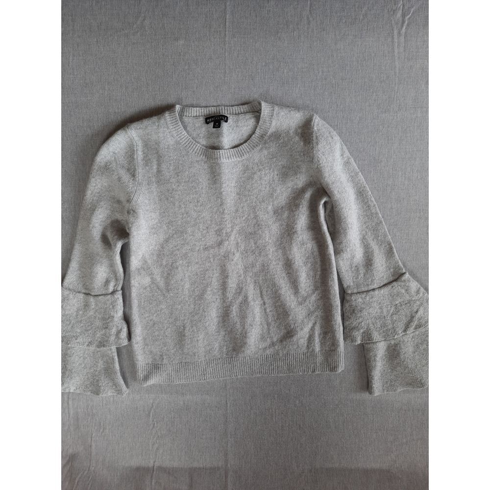 J. Crew Mercantile Women's Medium Lightweight Pullover Wool Jacket Bell Sleeves
